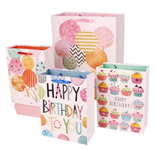 Birthday Design Paper Gift Bag