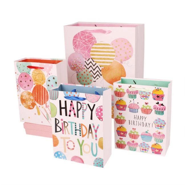 BIRTHDAY DESIGN PAPER GIFT BAG