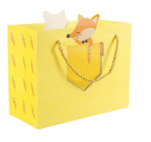 Fox Design Baby Gift Paper Bags