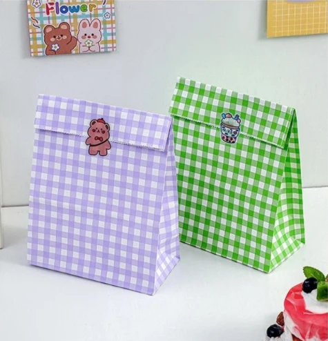 Kraft Paper Bag With Sticker