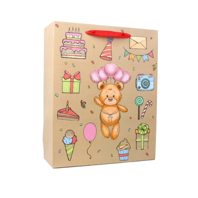 TEDDY BEAR DESIGN BABY GIFT PAPER BAG